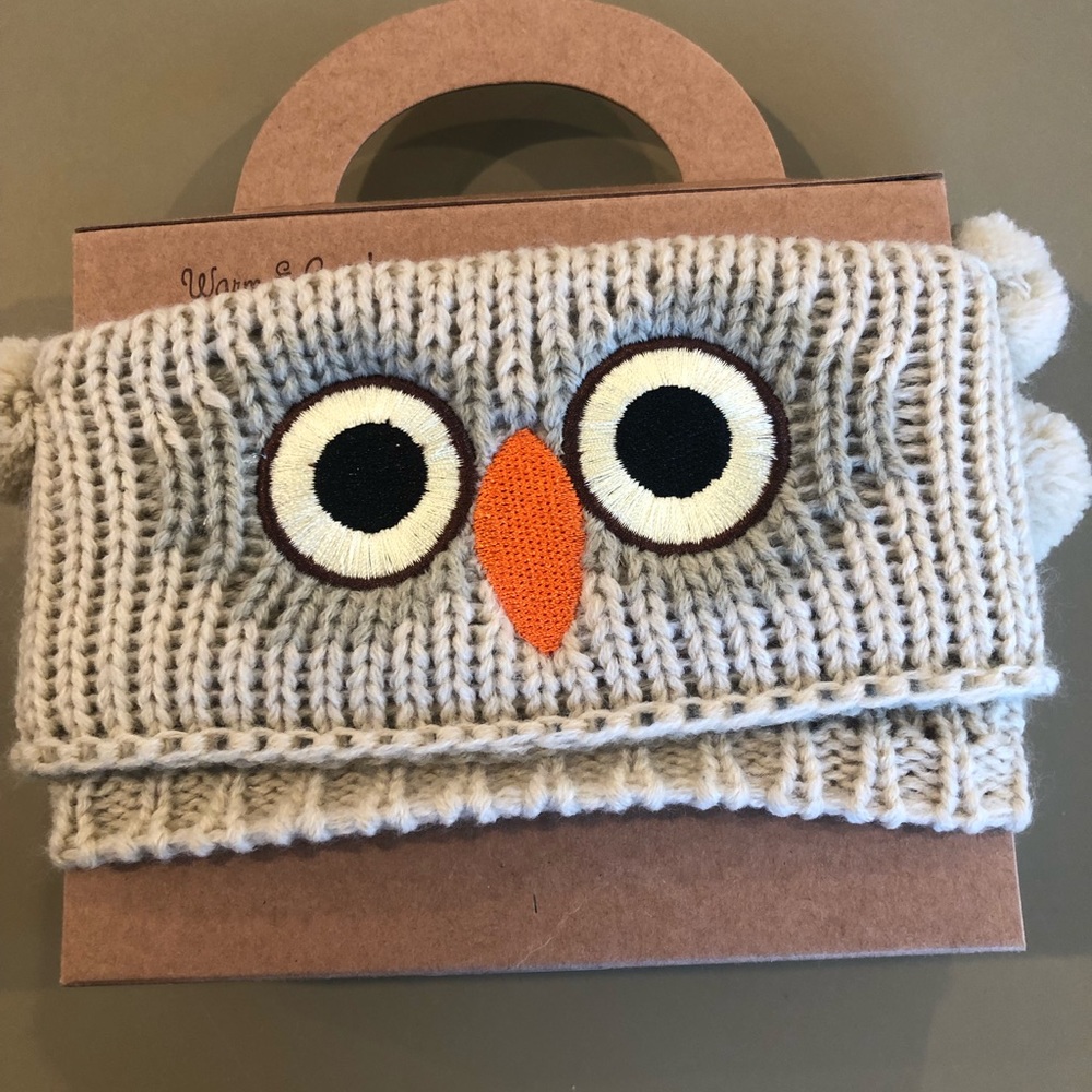 Owl boot cuffs